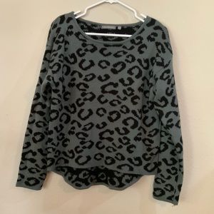 Animal print sweater